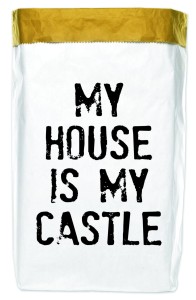 Papierowy worek My house 50x70 cm