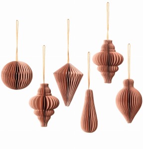 Zestaw 6 dekoracji choinkowych  Broste Copenhagen    