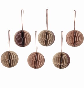 Zestaw 6 dekoracji choinkowych  Broste Copenhagen     