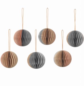 Zestaw 6 dekoracji choinkowych  Broste Copenhagen     