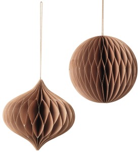 Zestaw  2 dekoracji choinkowych  Broste Copenhagen       