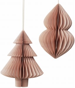 Zestaw  2 dekoracji choinkowych  Broste Copenhagen             