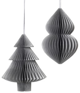 Zestaw  2 dekoracji choinkowych  Broste Copenhagen              