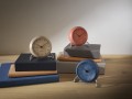 zegar stojący, budzik. budzik Arne Jacobsen