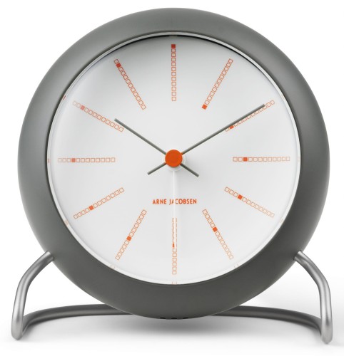 zegar stojący, budzik. budzik Arne Jacobsen