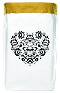 Papierowy worek Floral 50x70 cm    